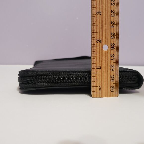 John Deere Black Zip Around Large Carrying Case / Wallet 9"×5"×1" - Picture 10 of 10